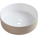 Умывальник Imprese Cappuccino/White i11262 (36 см, капучино/белый), Цвет производителя: капучино, белый, фото 