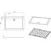 Душовий піддон Imprese ShowerPad SPS-1280 (120x80 см, білий глянсовий), Доступні розміри: 120 x 80, Колір виробника: білий глянець, фото , изображение 3