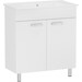 Тумба RJ Kink-L с умывальником RJ Jenor RJFU041-4180WHSET(RJFU041-4180WH+RZJ815) (RZJ815, 80 см, белая глянцевая, напольная), Доступные размеры: 80 x 85, фото 