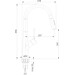 Смеситель для кухни Imprese Praha Chrome f03405501AC (с выдвижной лейкой), фото 4