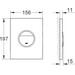 Клавіша змиву Grohe Nova Cosmopolitan Black Matt 38765KF0 (чорна матова), Колір виробника: чорний матовий, фото , изображение 6