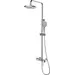Душева система Dusel Milton Chrome 231440000 (хром, з виливом), Колір виробника: хром, фото 