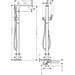 Змішувач для ванни Hansgrohe Tecturis E Brushed Bronze 73445140 (брашована бронза, підлоговий), Колір виробника: брашована бронза, фото , изображение 3