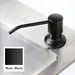 Мойка для кухни Dusel SS304 PVD Nano Black DS50878-1LNB (78x43 см, левая, черная матовая, 3.0/0.8 мм, с сифоном, дозатором и коландером), Доступные размеры: 78 x 43 L, Цвет производителя: черный матовый, Тип поверхности: PVD brash, фото 4