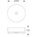 Умывальник Imprese Cappuccino/White i11262 (36 см, капучино/белый), Цвет производителя: капучино, белый, фото 2