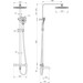 Душова система з термостатом Imprese Centrum LT Chrome T-10260LT (з виливом), фото , изображение 7