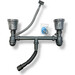 Мойка для кухни Dusel SS304 PVD Nano Black DS50878-2RNB (78x43 см, правая, черная матовая, 3.0/0.8 мм, с сифоном, дозатором и коландером), Доступные размеры: 78 x 43 R, Цвет производителя: черный матовый, Тип поверхности: PVD brash, фото 7