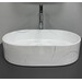 Раковина VBI Verona 50 Marble White Glossy VBI-011330 (50x34 см, белый мрамор глянцевый), Доступные размеры: 50 x 34, Цвет производителя: белый мрамор глянцевый, фото 5