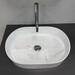 Раковина VBI Verona 50 Marble White Glossy VBI-011330 (50x34 см, белый мрамор глянцевый), Доступные размеры: 50 x 34, Цвет производителя: белый мрамор глянцевый, фото 3