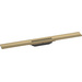 Верхня частина зливу для душового каналу Hansgrohe Rain Drain Flex Brushed Bronze 56051140 (80 см, бронзова бронза), Колір виробника: брашована бронза, Доступні розміри: 80, фото 
