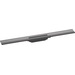 Верхня частина зливу для душового каналу Hansgrohe RainDrain Flex Brushed Black Chrome 56051340 (80 см, брошований чорний хром), Колір виробника: брашований чорний хром, Доступні розміри: 80, фото 