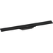 Верхня частина зливу для душового каналу Hansgrohe RainDrain Flex Black Matt 56051670 (80 см, чорна матова), Колір виробника: чорний матовий, Доступні розміри: 80, фото 