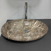 Раковина VBI Vicenza M Brown Stone Glossy VBI-014805 (58x36 см, коричневый камень глянцевый, чаша), Доступные размеры: 58 x 36, Цвет производителя: коричневый камень глянцевый, фото 3