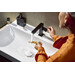Змішувач для умивальника Hansgrohe Tecturis E CoolStart EcoSmart+ Black Matt 73021670 (чорний матовий), Колір виробника: чорний матовий, фото , изображение 4