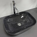 Раковина VBI Ravenna Space Black Glossy VBI-011234 (46x32 см, космический черный глянец, чаша), Доступные размеры: 46 x 32, Цвет производителя: космос черный глянец, фото 5