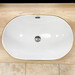 Умивальник VBI Gaeta S White/Gold Edge VBI-018067 (55x36 см, білий глянсовий/золотий), Доступні розміри: 55 x 36, Колір виробника: білий глянець, золото, фото , изображение 3