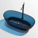 Стеклянная ванна VBI Vesuvio Blue VBI-075003 (170x78 см, синия, отдельностоящая), Цвет производителя: синий, фото 2