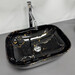 Раковина VBI Ravenna Black Lightning Glossy VBI-011232 (46x32 см, черный мрамор глянцевый, чаша), Доступные размеры: 46 x 32, Цвет производителя: черный мрамор глянцевый, фото 