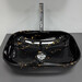 Раковина VBI Ravenna Black Lightning Glossy VBI-011232 (46x32 см, черный мрамор глянцевый, чаша), Доступные размеры: 46 x 32, Цвет производителя: черный мрамор глянцевый, фото 3