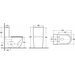Безобідковий унітаз-компакт Ravak Torrenta Round Combi RimOff RKUJ100023 (воронкоподібний, з сидінням), фото , изображение 8
