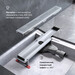 Душовий трап Am.Pm MasterFlow Cut Gradient W01SC-P11-050-01SB (50 см, нержавіюча сталь), Колір виробника: нержавіюча сталь, Доступні розміри: 50, фото , изображение 5