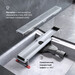 Душовий трап Am.Pm MasterFlow Cut Gradient W01SC-P11-080-01SB (80 см, нержавіюча сталь), Колір виробника: нержавіюча сталь, Доступні розміри: 80, фото , изображение 5