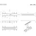 Душовий трап Am.Pm Primeflow Cut Gradient W02SC-P11-050-01SB (50 см, нержавіюча сталь), Колір виробника: нержавіюча сталь, Доступні розміри: 50, фото , изображение 8