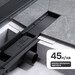Душовий трап Am.Pm Primeflow Cut Gradient W02SC-P11-060-01BM (60 см, чорний матовий), Колір виробника: чорний матовий, Доступні розміри: 60, фото , изображение 6