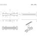 Душовий трап Am.Pm Primeflow Cut Gradient W02SC-P11-060-01SB (60 см, нержавіюча сталь), Колір виробника: нержавіюча сталь, Доступні розміри: 60, фото , изображение 8