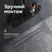 Душовий трап Am.Pm Primeflow Tile W02SC-U11-070-04BM (70 см, чорний матовий), Колір виробника: чорний матовий, Доступні розміри: 70, фото , изображение 3
