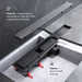 Душовий трап Am.Pm Primeflow Tile W02SC-U11-060-04BM (60 см, чорний матовий), Колір виробника: чорний матовий, Доступні розміри: 60, фото , изображение 6