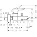 Смеситель для ванны Hansgrohe Metris 31480000, фото 3