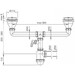Двойной сифон под мойку Alcaplast A453P, фото 2