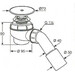 Сифон для душевого поддона Kludi Tasso 210520500 (выход 50 мм), фото 2