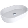 Miraggio Sorrento 0000245 Умывальник накладной овальный 55x35 см, белый матовый, Цвет производителя: белый матовый, Технология производства: Miramarble Matt, фото 