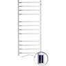 Електрична рушникосушарка Navin Блюз Sensor 12-006133-4812 (480x1200, біла глянсова, ліва, сенсорна, з таймером), Доступні розміри: 480 x 1200, Колір виробника: білий глянець, Підключення рушникосушарки: ліве, фото 