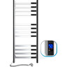 Электрический полотенцесушитель Navin Авангард Sensor 10-028153-4812 (480x1200, левый, сенсорный, с таймером), Доступные размеры: 480 x 1200, Цвет производителя: хром, Подключение полотенцесушителя: левое, фото 