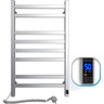 Электрический полотенцесушитель Navin Авангард Sensor 10-328153-4880 (480x800, матовый сатин, левый, сенсорный, с таймером), Доступные размеры: 480 x 800, Цвет производителя: сатин, Подключение полотенцесушителя: левое, фото 