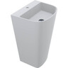 Раковина Miraggio Halifax Miramarble Matt 0000533 (52x43 см, біла матова, підлогова), Колір виробника: білий матовий, Технологія виробництва: Miramarble Matt, фото 
