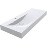 Раковина Miraggio Viola 1200 L Miramarble 0002660 (120x46 см, с крылом), Доступные размеры: 120 x 46 L, Цвет производителя: белый глянец, Технология производства: Miramarble, фото 