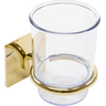 Склянка для зубних щіток Rea Gold REA-77063 (322189, золота, настінна), Колір виробника: золото, фото 