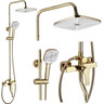 Душова система Rea Argus Gold REA-P7840 (золота, з виливом), Колір виробника: золото, фото 