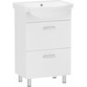 Тумба RJ Toft-L с умывальником Kolo Runa RJFU026-0170WHSET (RJFU026-0170WH+L81970000, 70 см, белая глянцевая, напольная), Доступные размеры: 70, Цвет производителя: белый глянец, фото 