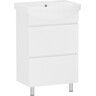 Тумба RJ Toft-XO с умывальником Kolo Runa RJFU027-4170WHSET (RJFU027-4170WH + L81970000, 70 см, белая глянцевая, напольная), Доступные размеры: 70, Цвет производителя: белый глянец, фото 