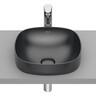 Умивальник Roca Inspira A32750R640 (37x37 см, чорний матовий), Доступні розміри: 37 x 37, Колір виробника: чорний матовий, фото 
