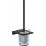 Ёршик для унитаза Volle Solo Black Matt 2510.250104 (черный матовый, настенный), Цвет производителя: черный матовый, фото 