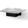 Мыльница Imprese Bilovec Black Matt 111255B (черная матовая, настенная), Цвет производителя: черный матовый, фото 