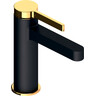 Змішувач для умивальника Volle Mora Black Matt/Gold 1537.010126 (чорний матовий/золотий), Колір виробника: золото, чорний матовий, фото 