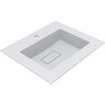 Умивальник Miraggio Erica 600 Miramarble Matt 8813411 (60x50 см, білий матовий), Доступні розміри: 60 x 50, Колір виробника: білий матовий, Технологія виробництва: Miramarble Matt, фото 
