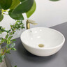Умивальник VBI Brunico White VBI-015201 (38x38 см, чаша), Доступні розміри: 38 x 38, Колір виробника: білий глянець, фото 